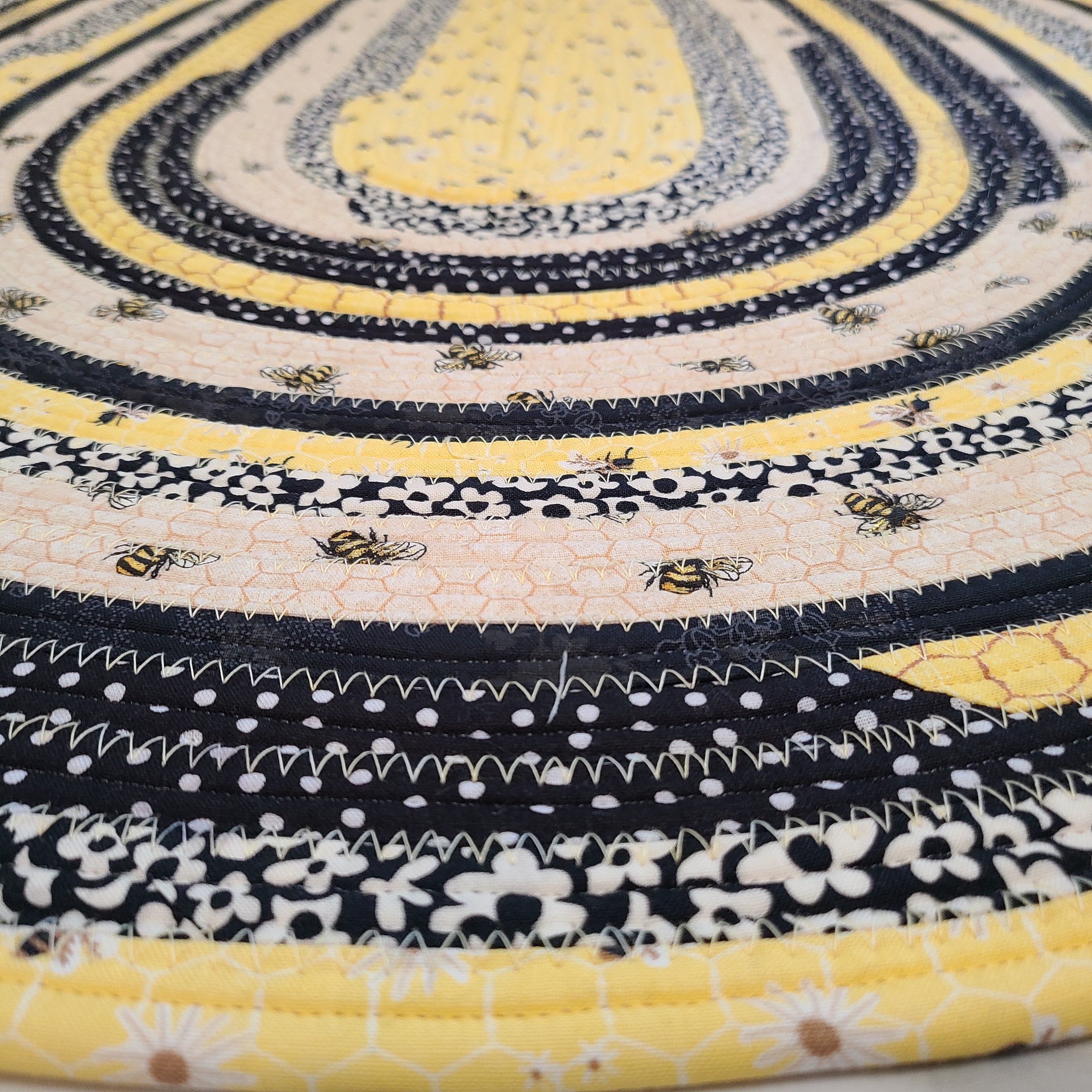 Bees Jelly Roll rug