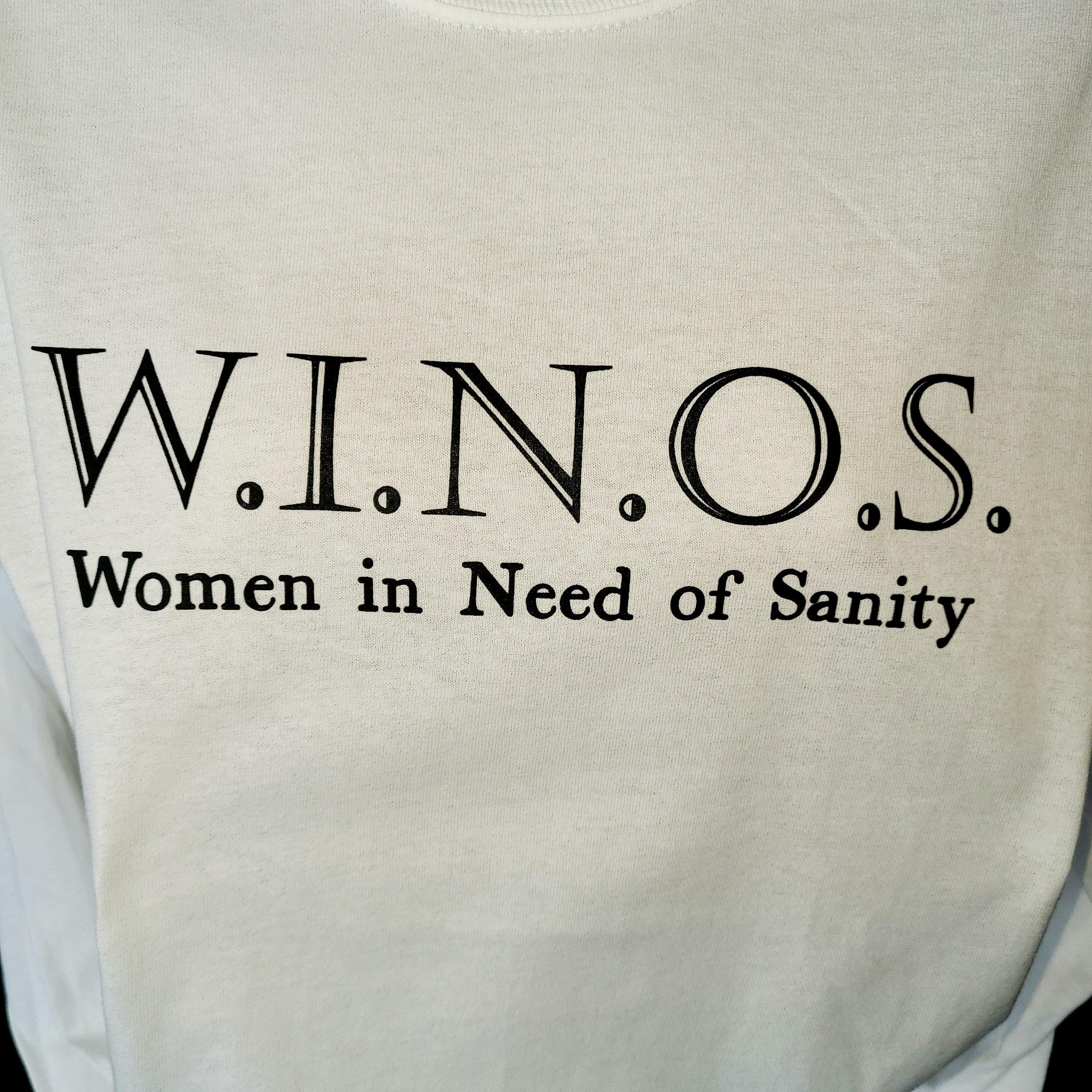 W.I.N.O.S. Long sleeve T shirt  White